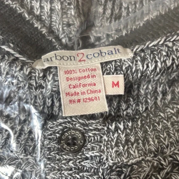 Carbon2Cobalt Men's Classic Gray Crewneck Sweater - Picture 4 of 4